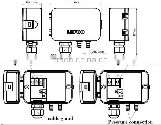 LFM108 differential pressure transmitter