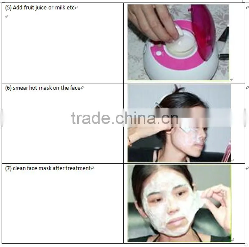 2015 best selling products smart mask machine fruit mask