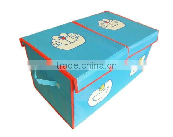 Collapsible zipper storage box