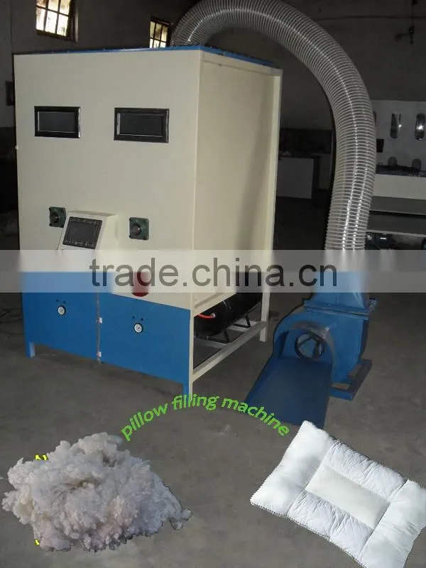 2016 new technology automatic pillow filling machine with measure pillow weight