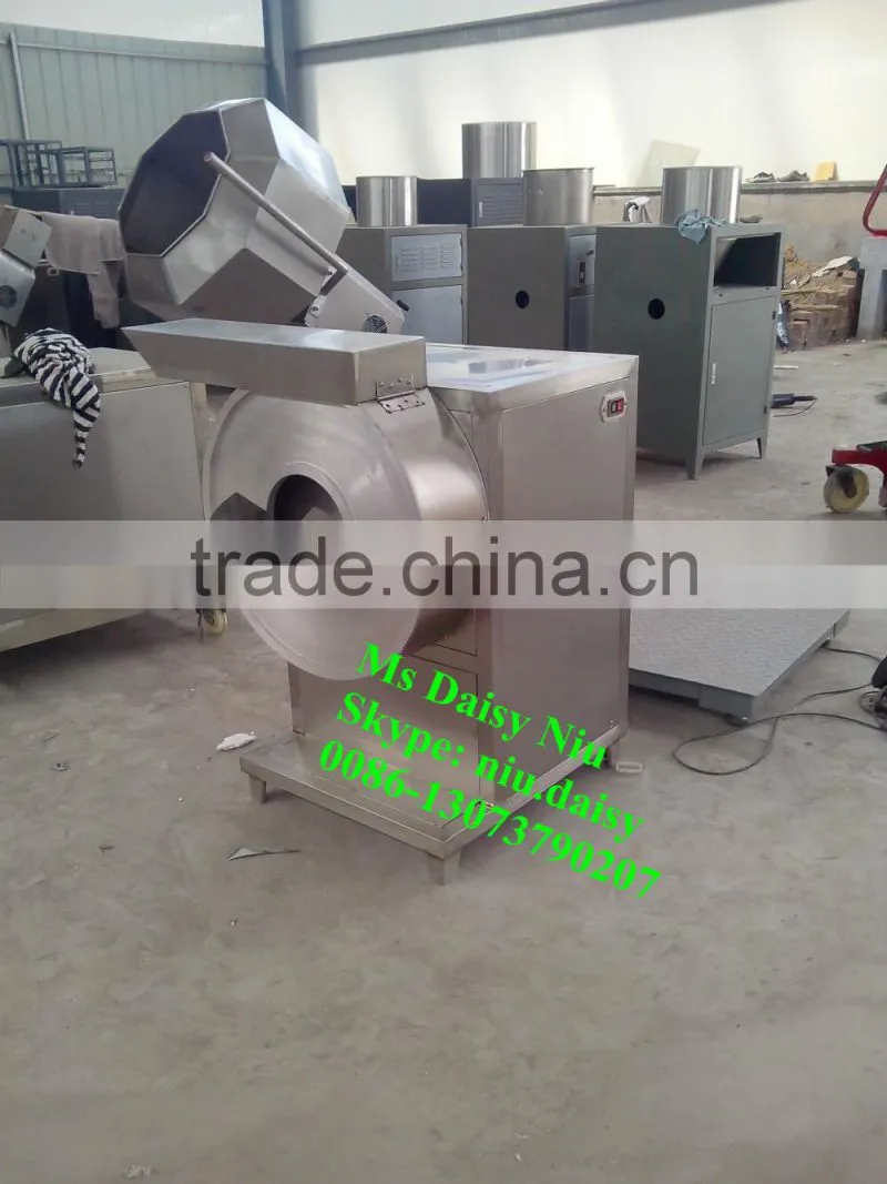 automatic fresh potato cutting machine/sweet potato slicing machine/spiral potato chips machine