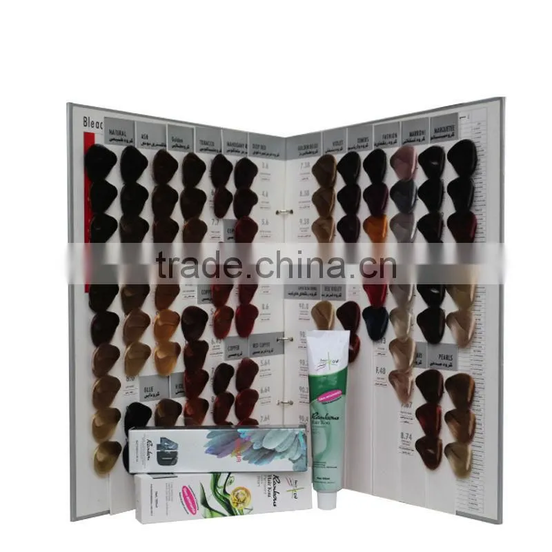 OEM Manufacturer ISO Certified Hair Color Chart for Professional Color Chart For Hair