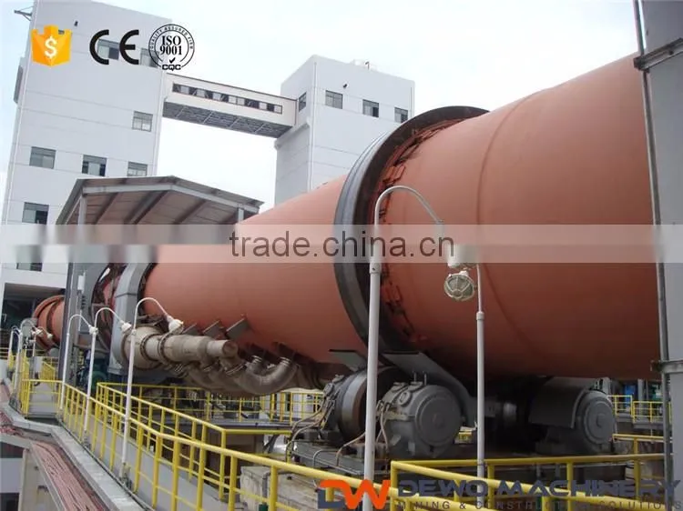Lime Calcination Machine 500tpd Rotary Kiln Manufacture in China