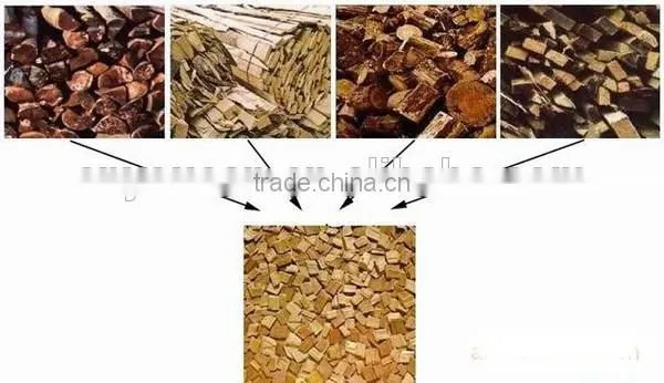 Stable performance forestry crush tree wood chipper machine