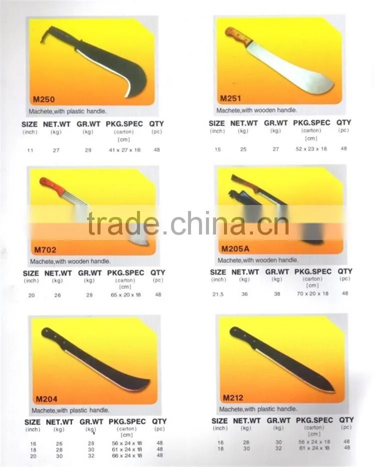 cutlass machete hunting knife cane machete