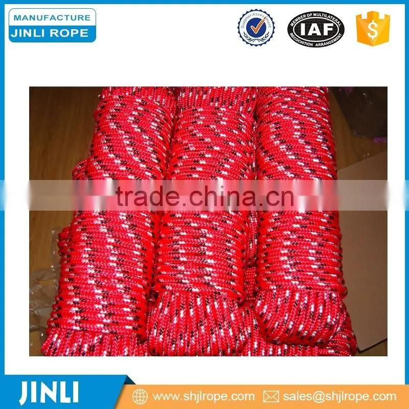 2016 hot selling pp cord/PP polyester braided rope