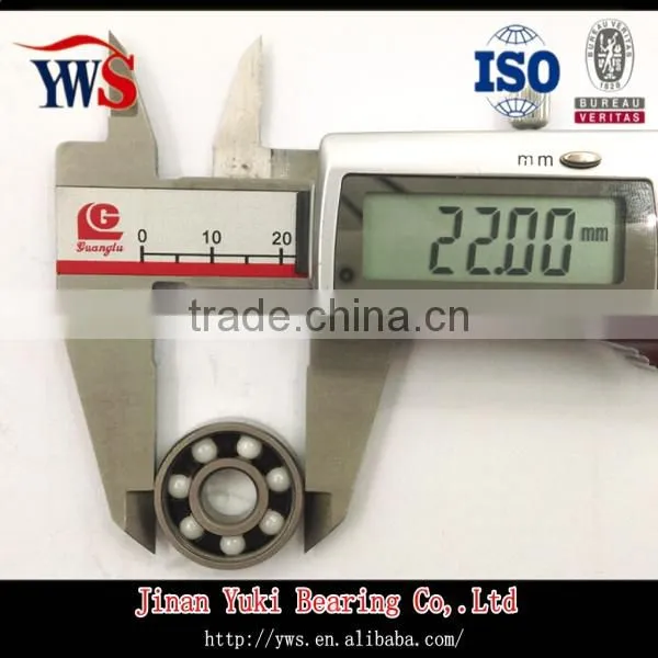 608 open type hybrid ceramic ball bearing with ZrO2 ceramic balls