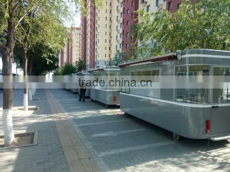 Street Fashion ,Customers favorite Electric Dining Car/mobile food truck for sale