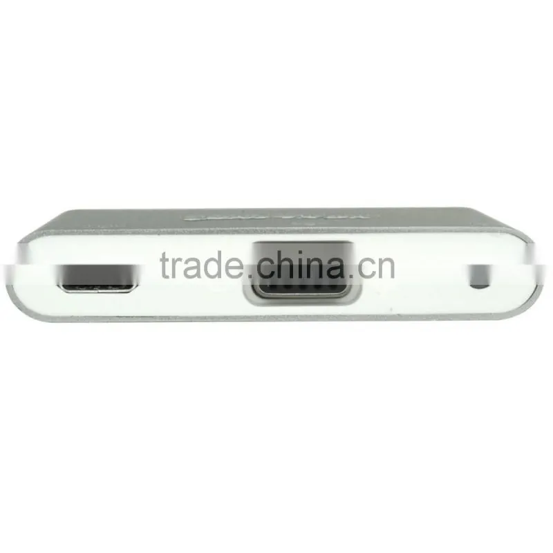 Hot Selling Best Quality VOXLINK Digital AV Adapter With HDMI And VGA+Audio Dual Display Converter Dark Gray