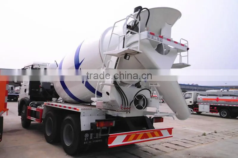 Howo 12 Cubic Meters Truk Mounted Concrete Mixer