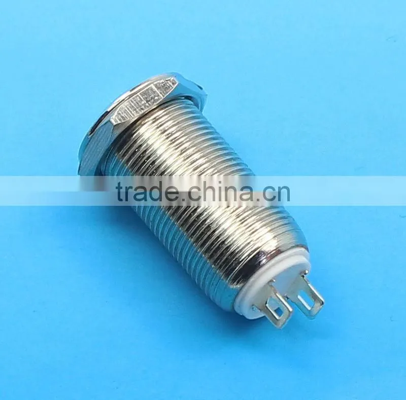 12mm waterproof on off push button switch
