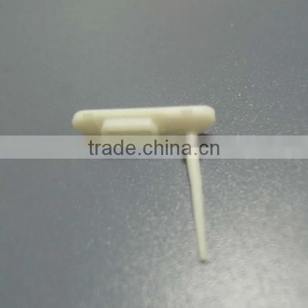 Plastic dustproof plug for mobile phone