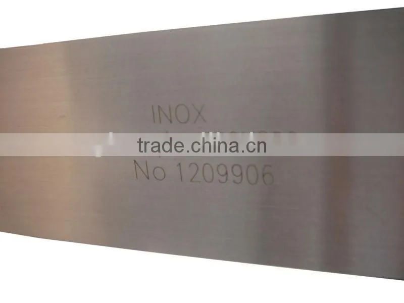 Stainless Steel Flat Edged with Back Square