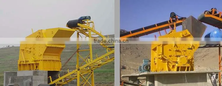 Construction machine/Pebble crusher