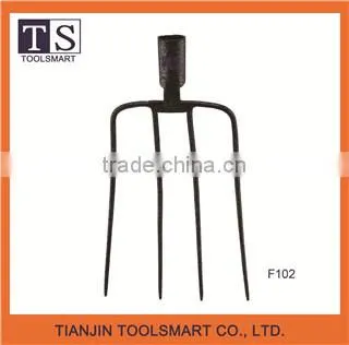 garden steel hay fork carbon fork wooden fork