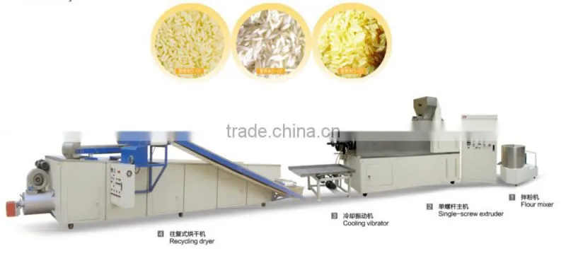 Nutritional/Artificial Rice Process Line--Jinan DaYi Extrusion Machinery