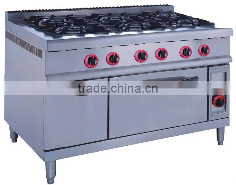 Cooking Range: Gas Stove with 4-Burners