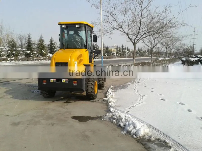 zl-15f wheel loader with CE, snow bucket, joystick, cab heater