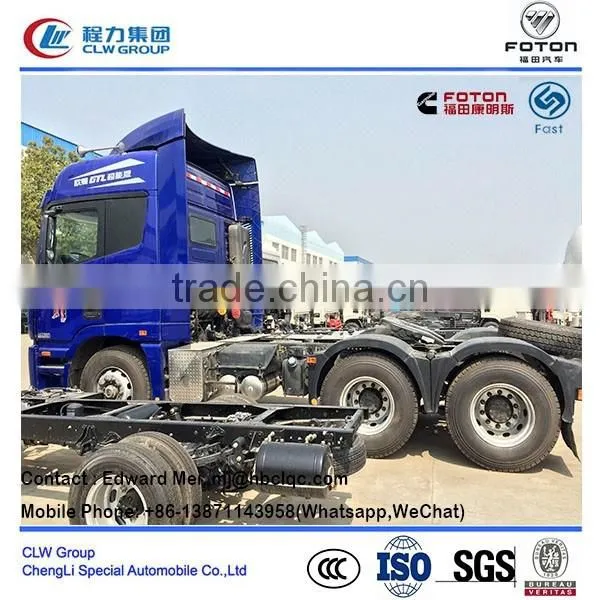 Foton 6*4 type 430 Hp GTL second hand tractor truck