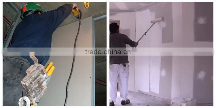 glass fiber reinforced gypsum board/plasterboard/drywall ceiling