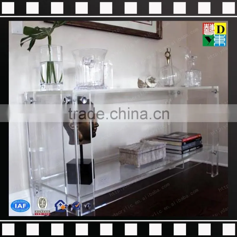Hot sell clear acrylic lucite stool PMMA plastic lucite bench from china manufacturer