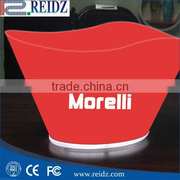 Promotional champagne bucket and stand