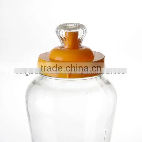 Set of 3 Ginseng Wine Bottle with Plastic Rack, Wine Glass Bottle