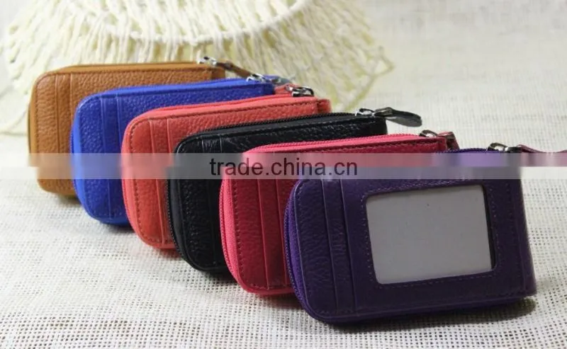 PU imitation leather Fashionable leather PU credit card pocket
