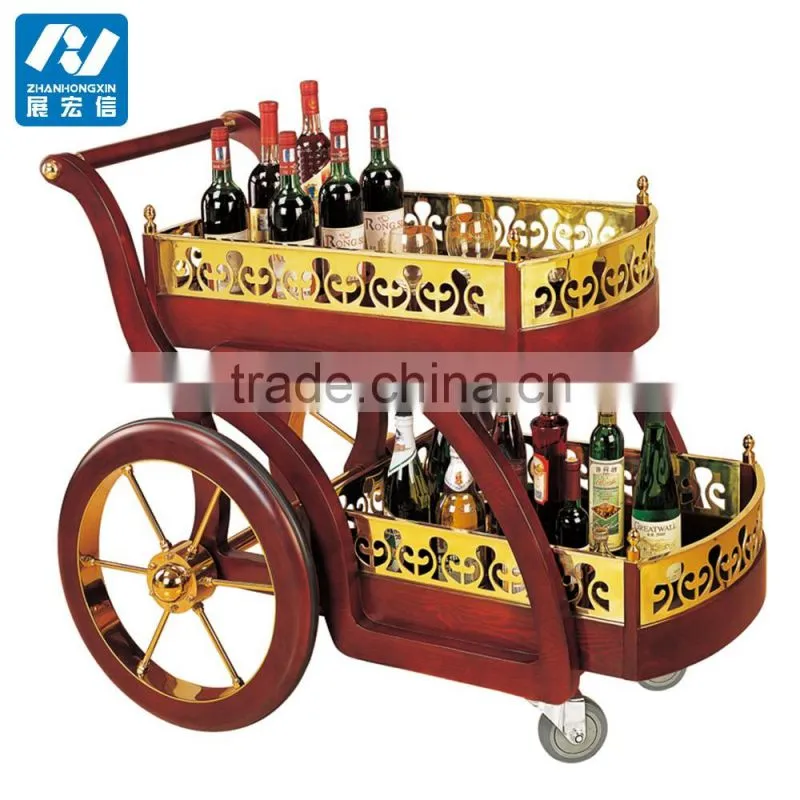 Wine Trolley, Convenient wine rack