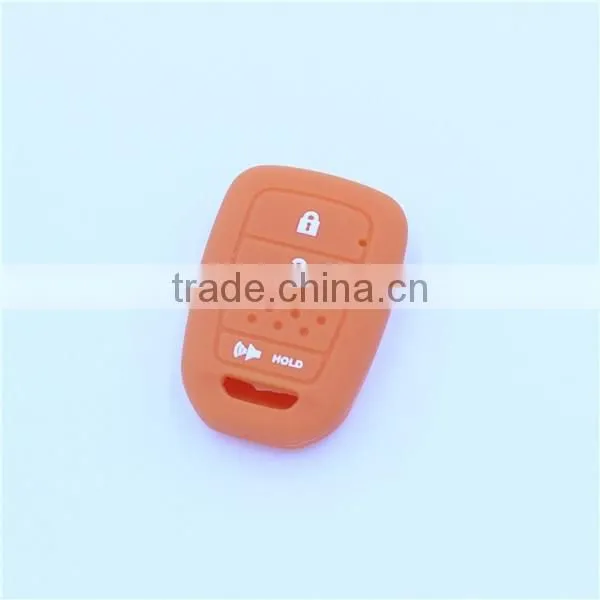 4 buttons silicone car key covers for honda, silicone car key shells for honda