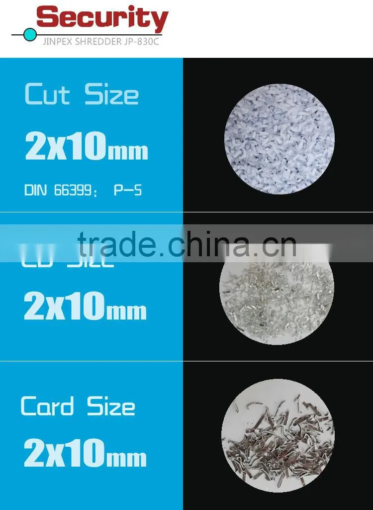 JP-830C Micro Cut Paper Shredder High Secrity Paper Shredder A4