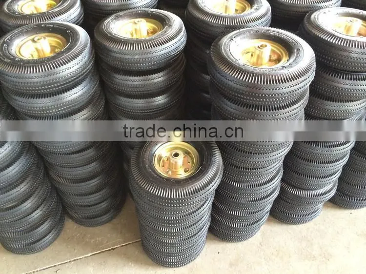 pneumatic wheel for trolley tire 4.10/3.50-4 china wheel 1688