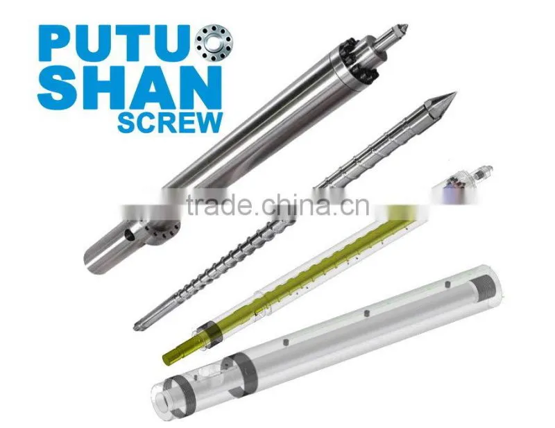 injection single screw and barrel for plastic machine