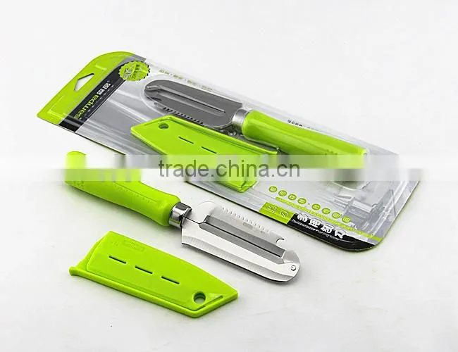 Stainless steel vegetable peeler with cover PD-056