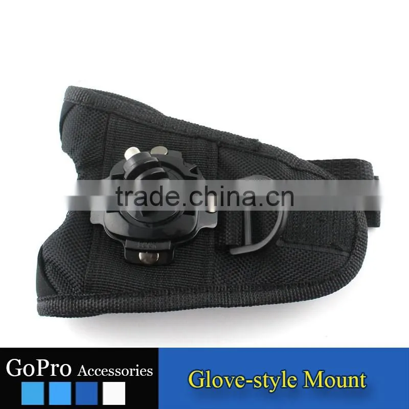 2016 New Wholesale GoPros glove-style mount for gopros heros 4 3 3+ GP06