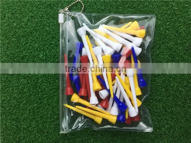 Custom Logo Colorful Plastic Golf Tee with Packaging