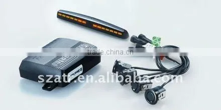 Front PTS with volume adjustable LED display parking sensor