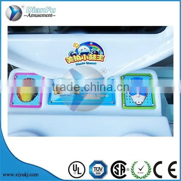 Hot sell in USA drum and music game machine photo taking game machine for sale