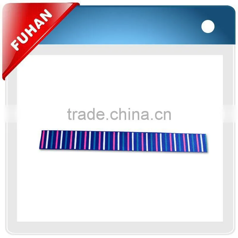 Customize high quality grosgrain ribbon and jacquard ribbon