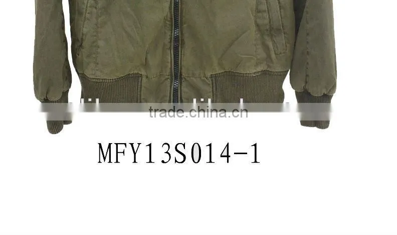 ALIKE men's winter army green washing cotton jacket
