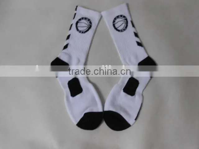 Wholesale knitted irregular men elite custom sports socks