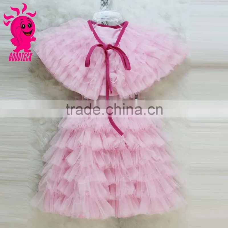 Kids fashion priness girls party dress design girls chiffon dresses