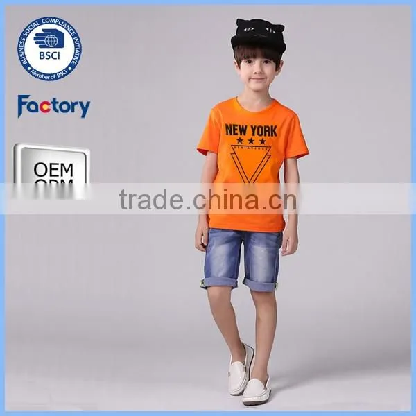 2016 wholesale cotton t shirt , new design boy cotton t shirt , comfortable summer cotton t shirt