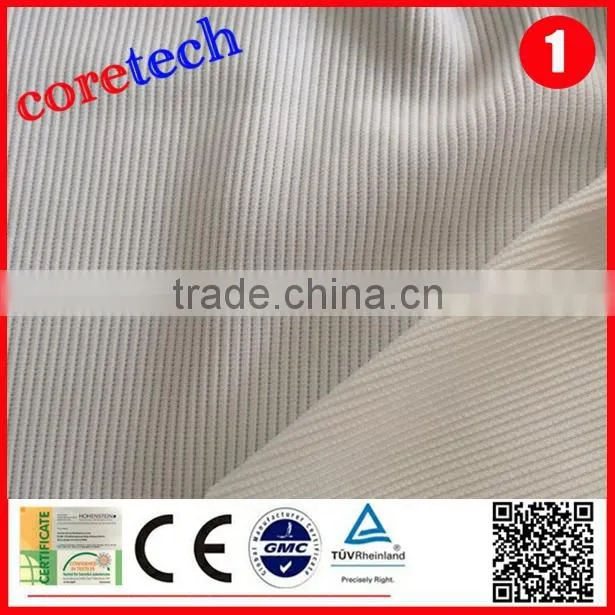 Anti-pilling and Breathable 2x2 rib knit fabric factory