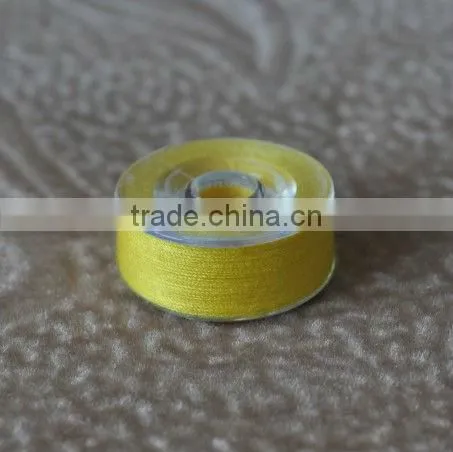 Plastic Colored L Prewound Bobbin
