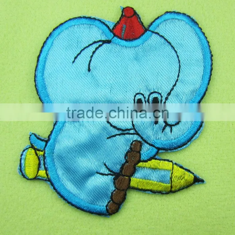 clothing label shaped of elephant