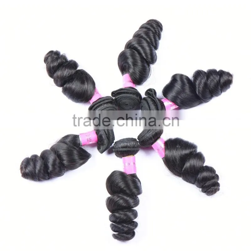 Buy Human Hair Online Indian Loose Wave Hair Pieces 100% Virgin Unprocessed Raw Indian Temple Hair