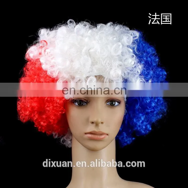 HOT fashion football fans wig