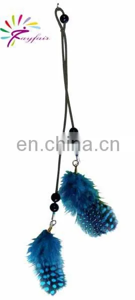 2015 new fashion DIY toy set colorful feather/synthetic clip-in hair extension for kids-1