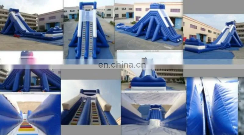 Guangzhou TOP super long hippo inflatable water slide